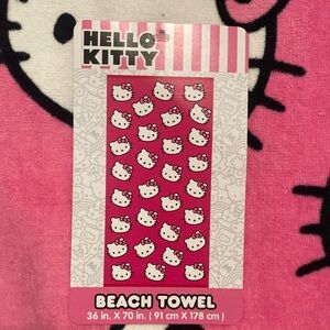 NWT HELLO KITTY BEACH TOWEL